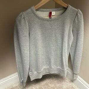 Vintage H&M Sweatshirt Light Grey w/ Glitter 40 NWOT